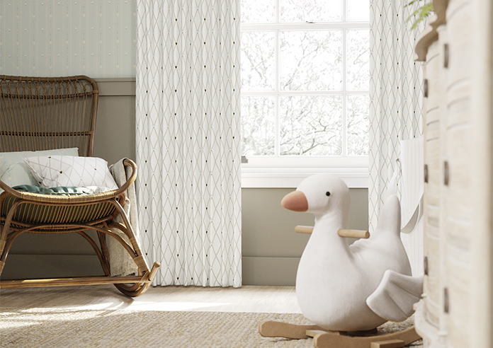 Puddle Down, Trellis Down - Made to Measure Curtains - Image 5